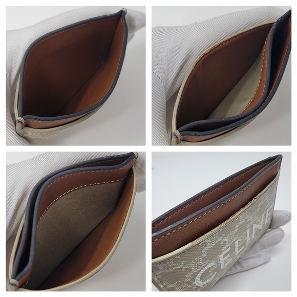 CELINE Triomphe Card Case Wallet - Picture 6 of 7